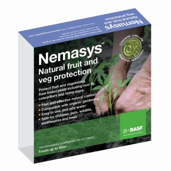 Natural Fruit and Veg Protection Nematodes Treats 60sqm